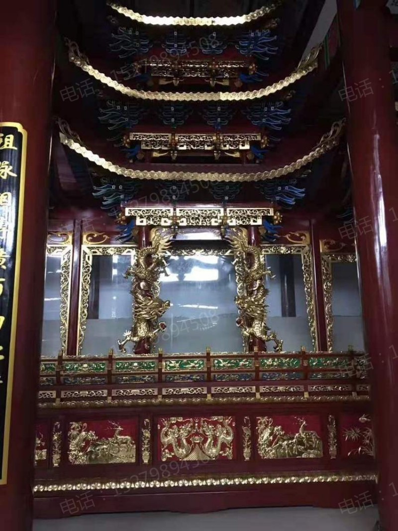 乌拉特后旗寺庙神台供桌