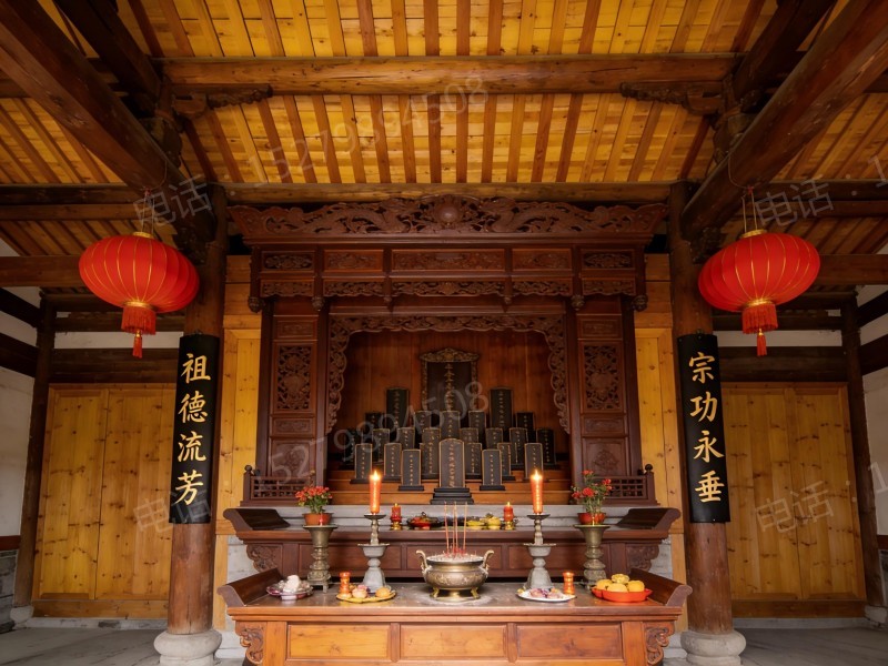 兴平牌位供奉神台