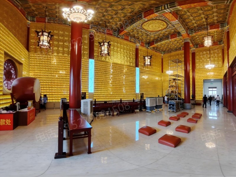 新乐大型寺院万佛墙