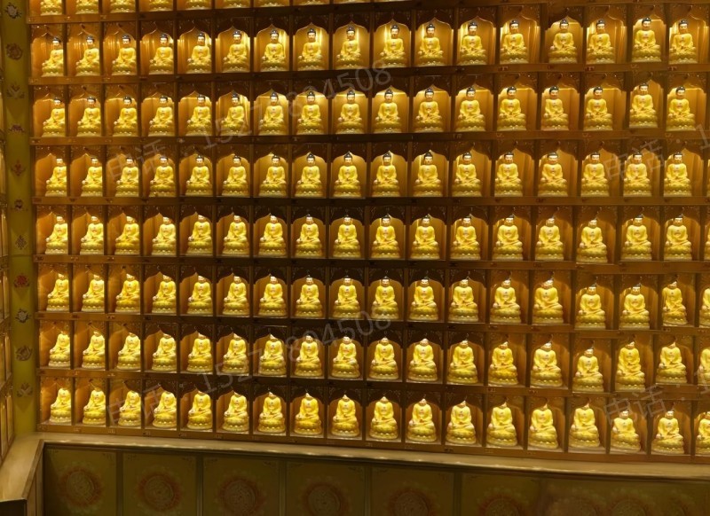 满城佛像展示墙
