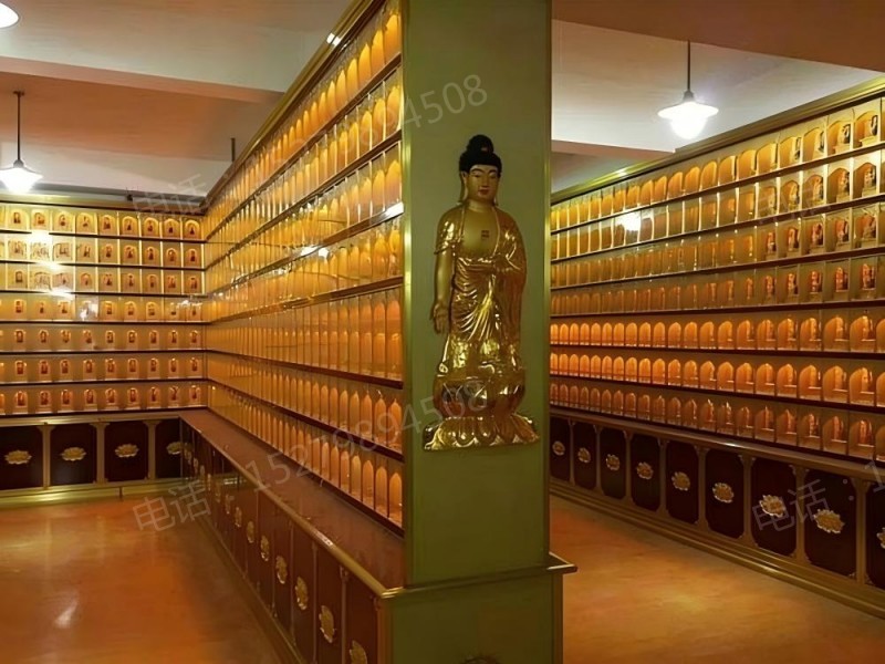 满城立柱佛像万佛墙