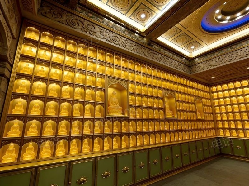 清河门万佛墙展示架