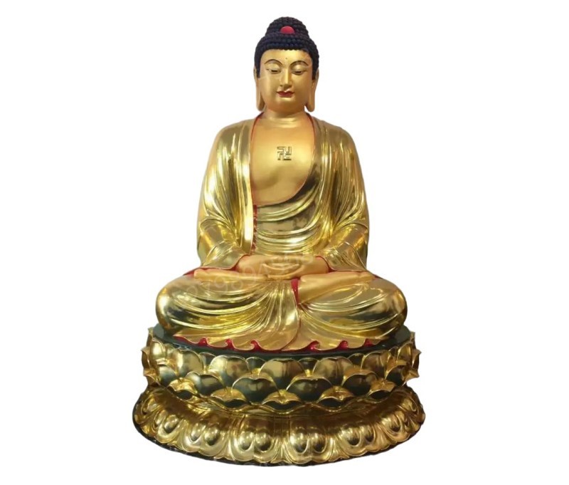 贴金释迦牟尼佛